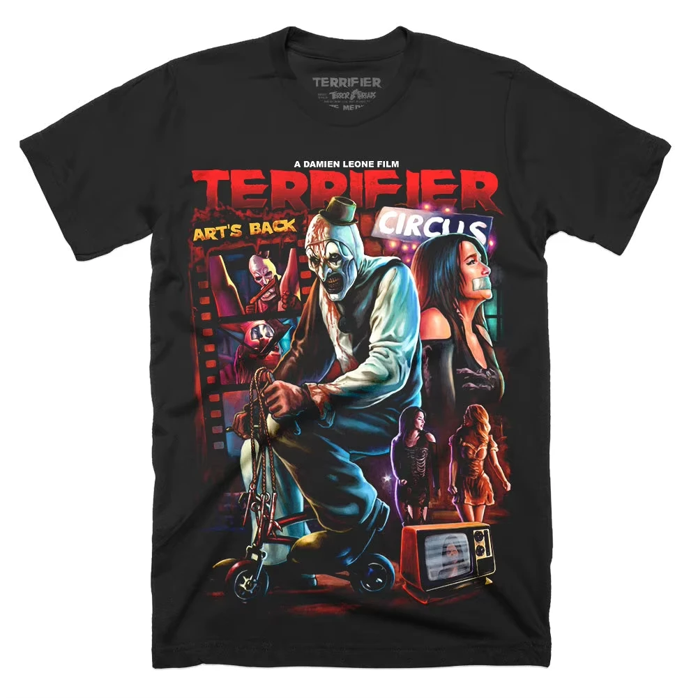 2025Terrifier Joy Ride T-Shirt T-shirt Design Men's and Women's Loose Cotton Crew-neck Casual T-shirt Tops
2025Terrifier Joy Ride T-Shirt T-shirt Design Men's and Women's Loose Cotton Crew-neck Casual T-shirt Tops