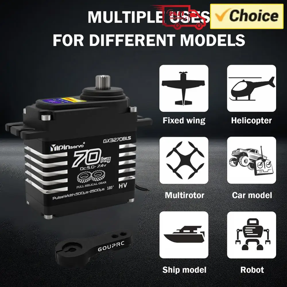 Бесщеточный сервопривод с высоким крутящим моментом, 70 кг, 7,4 В, металлическая винтовая шестерня 180 ° Программируемый сервопривод для 1/8 1/10 1/12 RC Truck Crawler Boat Robot
Бесщеточный сервопривод с высоким крутящим моментом, 70 кг, 7,4 В, металлическая винтовая шестерня 180 ° Программируемый сервопривод для 1/8 1/10 1/12 RC Truck Crawler Boat Robot