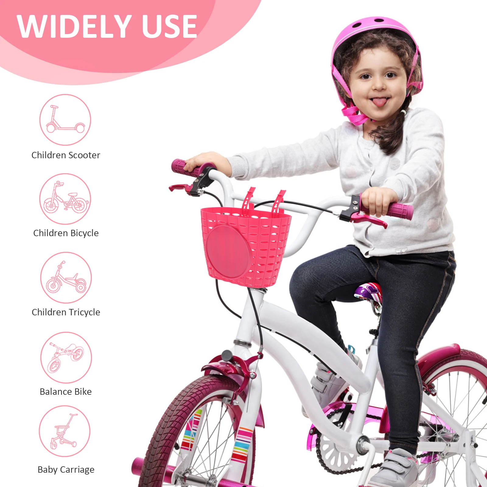 Premium Plastic Bike Storage Basket Detachable Waterproof Durable Smooth Surface Easy Install Handlebar Mount Kids Adult Bikes
Premium Plastic Bike Storage Basket Detachable Waterproof Durable Smooth Surface Easy Install Handlebar Mount Kids Adult Bikes