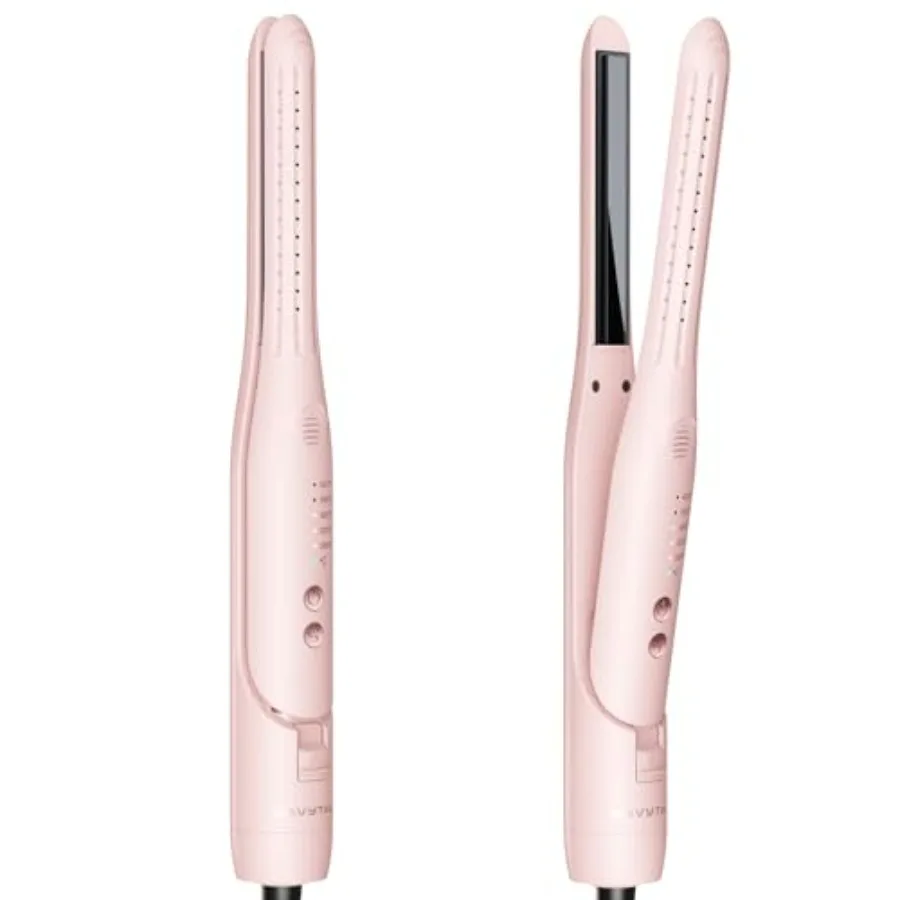 0.65" Pencil Flat Iron, Cool Curl Pencil, Small Airflow Styler and Straightener for Short Hair, Pixie Cut and Edges, Curling Ir
0.65" Pencil Flat Iron, Cool Curl Pencil, Small Airflow Styler and Straightener for Short Hair, Pixie Cut and Edges, Curling Ir