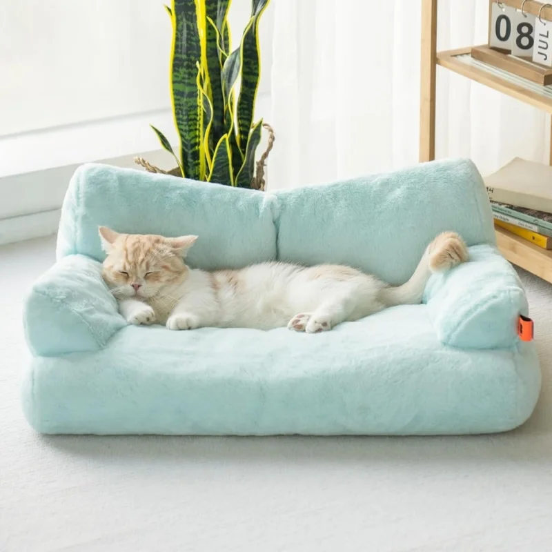 Кровать для домашних животных Mewoofun, моющаяся кровать для щенка, диван для кошки, мягкая кровать для кошки, синяя кровать для средних и маленьких кошек, собак
Кровать для домашних животных Mewoofun, моющаяся кровать для щенка, диван для кошки, мягкая кровать для кошки, синяя кровать для средних и маленьких кошек, собак