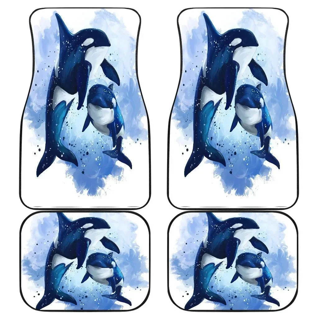 Автомобильные коврики Killer Whale Sea Animal, универсальные автомобильные коврики, набор из 4 шт., подходят для большинства автомобилей
Автомобильные коврики Killer Whale Sea Animal, универсальные автомобильные коврики, набор из 4 шт., подходят для большинства автомобилей