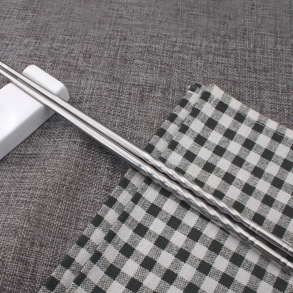 10 Pcs Spiral Chopsticks Lightweight Dishwasher Safe Reusable Travel Stainless Steel Easy to Clean
10 Pcs Spiral Chopsticks Lightweight Dishwasher Safe Reusable Travel Stainless Steel Easy to Clean