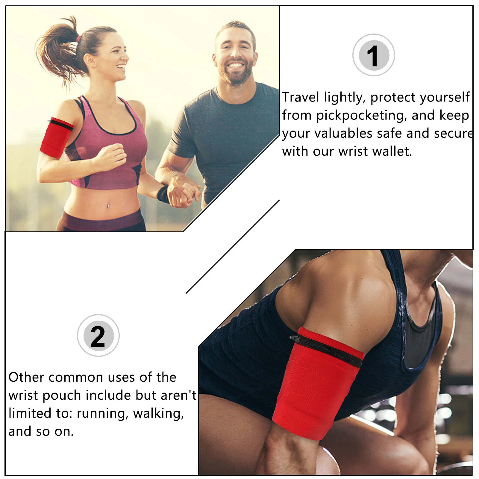 Wrist Pouch Lightweight Stretchy Fabric Zippered Pocket for Running Walking Camping Travel Sports Armband Phone Holder Bag
Wrist Pouch Lightweight Stretchy Fabric Zippered Pocket for Running Walking Camping Travel Sports Armband Phone Holder Bag