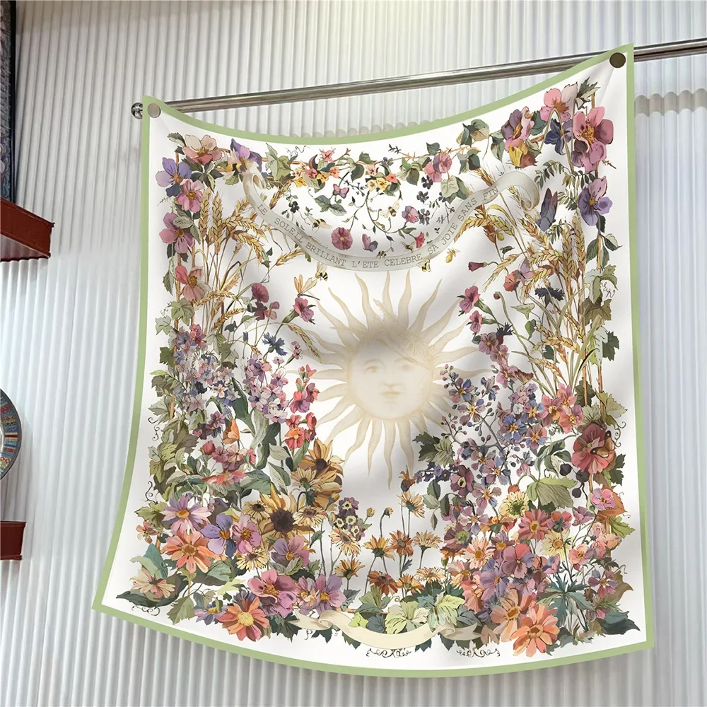 Silk Scarf Women Trees Printed Square Scarves Head Echarpes Silk Foulards Femme Wraps Beach Shawls Bandana Lady Hijabs 90CM
Silk Scarf Women Trees Printed Square Scarves Head Echarpes Silk Foulards Femme Wraps Beach Shawls Bandana Lady Hijabs 90CM