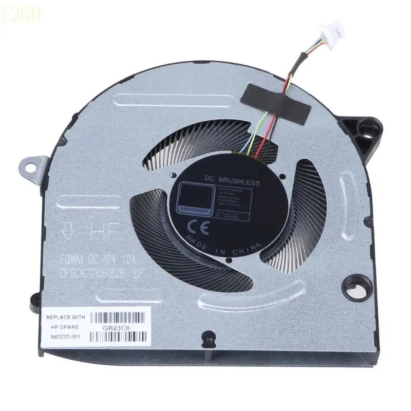 Y2GD ноутбук ЦП Охлаждающий вентилятор DC12V 1A 4PIN RADIATORS для BookPRO 16-AB TPN-W161 N63219-001 N63220-001
Y2GD ноутбук ЦП Охлаждающий вентилятор DC12V 1A 4PIN RADIATORS для BookPRO 16-AB TPN-W161 N63219-001 N63220-001
