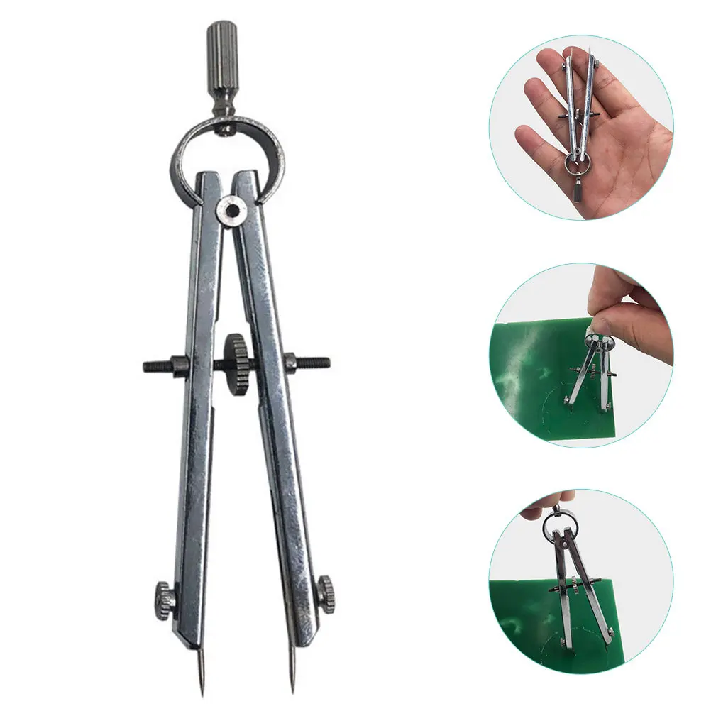 Stainless Steel Compass for Geometry Drawing Drafting Circle Drawing Tool Suitable for Students Designers Teachers Art Design
Stainless Steel Compass for Geometry Drawing Drafting Circle Drawing Tool Suitable for Students Designers Teachers Art Design