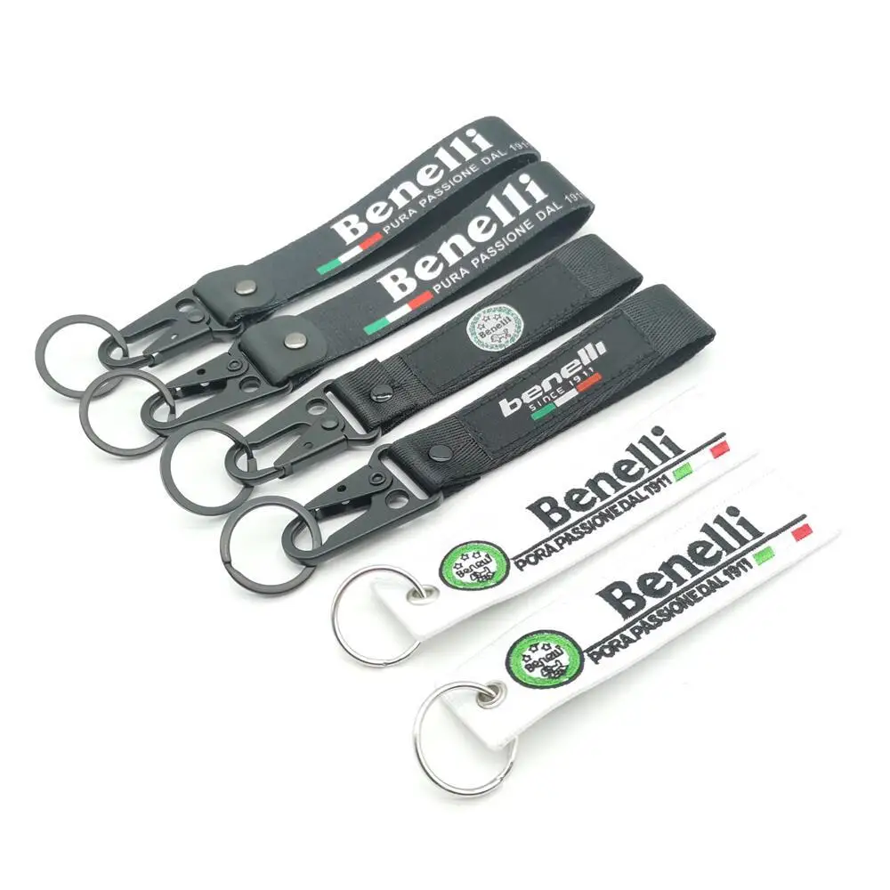 Motorcycle Polyester Embroidery Keyring Keychain Pendant Key Ring Travel Bag Hanging Buckle Lanyard Key Chain For Benelli
Motorcycle Polyester Embroidery Keyring Keychain Pendant Key Ring Travel Bag Hanging Buckle Lanyard Key Chain For Benelli
