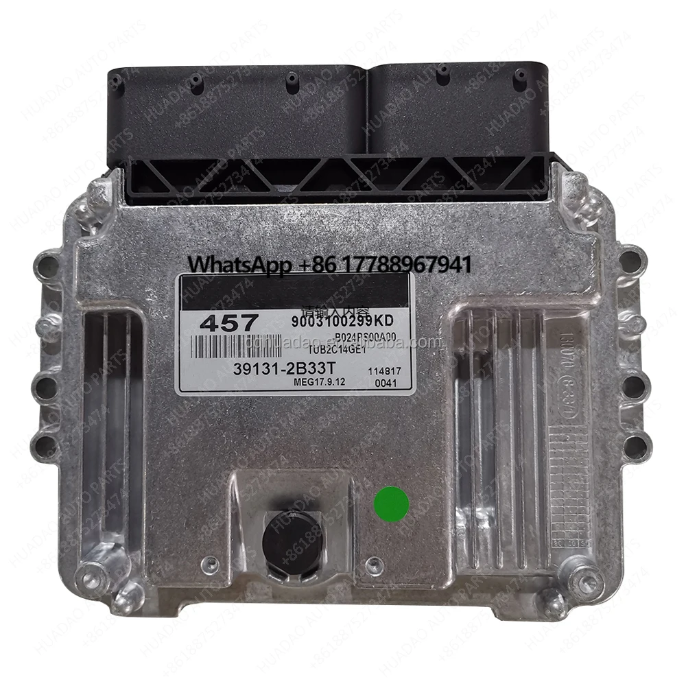 New Car Engine Parts Electronic Control Unit Computer Board 457 ECU Applicable for Kia 39131-2B33T 391312B33T MEG17.9.12
New Car Engine Parts Electronic Control Unit Computer Board 457 ECU Applicable for Kia 39131-2B33T 391312B33T MEG17.9.12