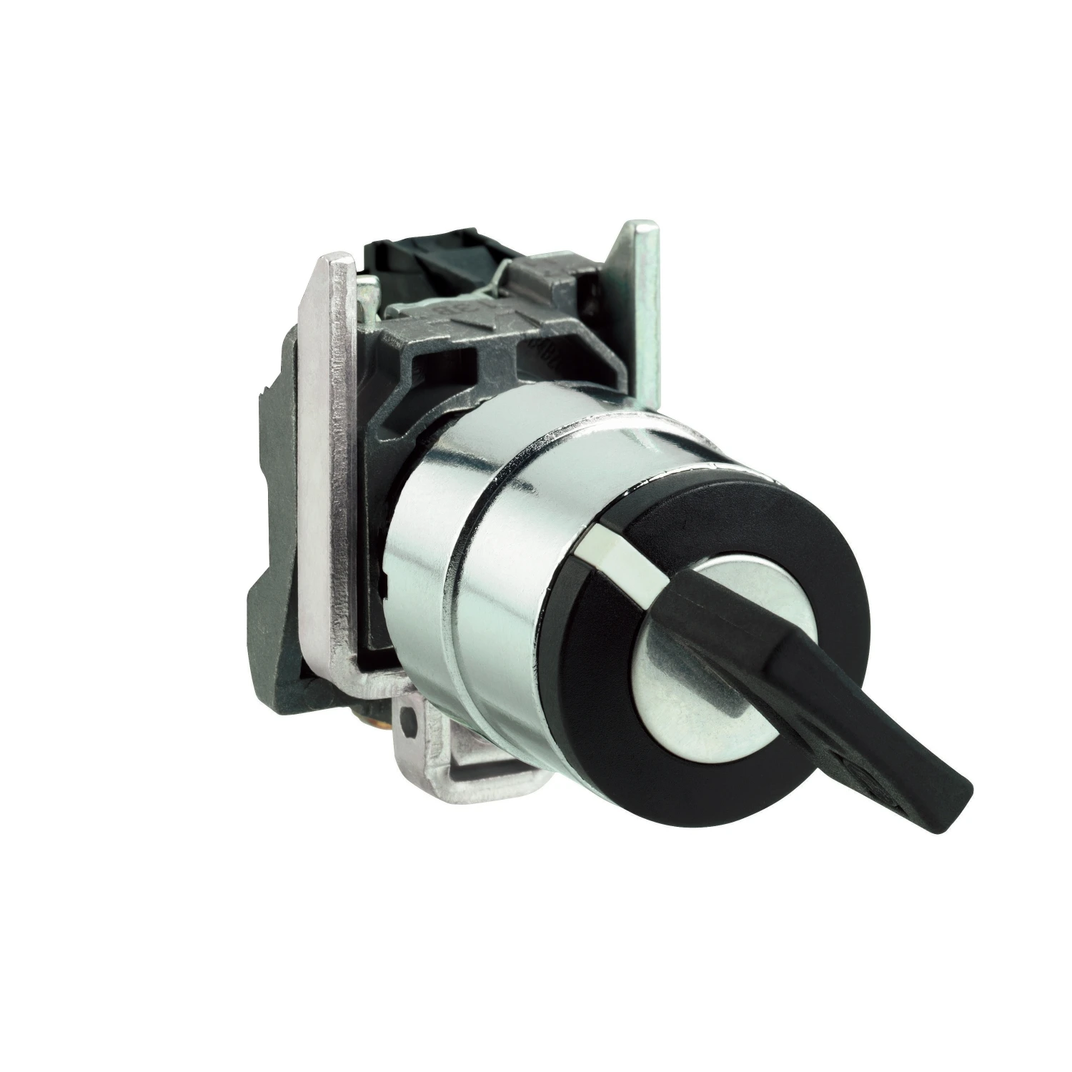 XB4BG61 = ZB4BZ101 + ZB4BG6 Key switch selector, metal, black, Ø22, key n°455, 2 positions, spring return right to left, 1 NO
XB4BG61 = ZB4BZ101 + ZB4BG6 Key switch selector, metal, black, Ø22, key n°455, 2 positions, spring return right to left, 1 NO