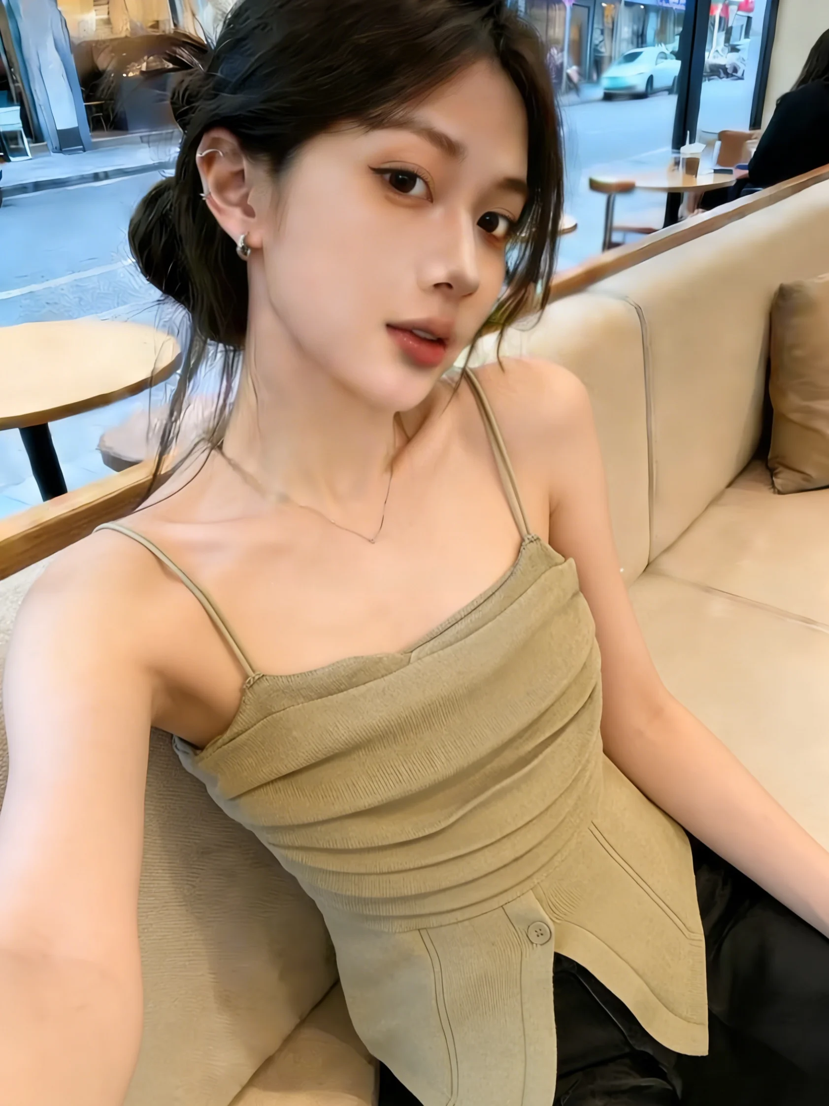Sweet And Spicy Strapless Vest Women's Slim Fit Split Design Korean Style Commute Silk Top Short Length One-Shoulder
Sweet And Spicy Strapless Vest Women's Slim Fit Split Design Korean Style Commute Silk Top Short Length One-Shoulder