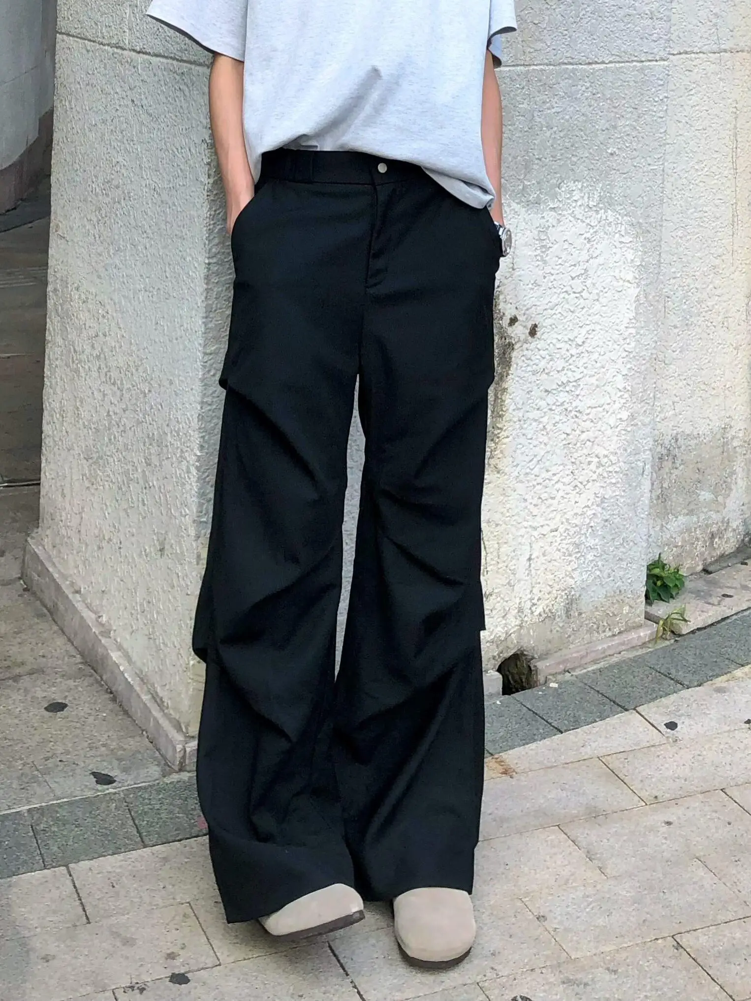 Cleanfit American High Street Pleated Men's Trousers Draped Straight Leg Loose Wide Leg Workwear Casual Paratrooper Pants
Cleanfit American High Street Pleated Men's Trousers Draped Straight Leg Loose Wide Leg Workwear Casual Paratrooper Pants
