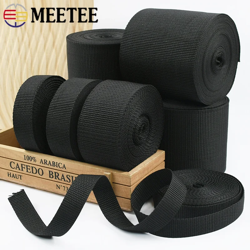 5/10M 20-100mm Black Polyester Webbing Straps Ribbon Band Shoudler Bag Strap Dog Collar Bias Binding Tape DIY Sewing Accessories
5/10M 20-100mm Black Polyester Webbing Straps Ribbon Band Shoudler Bag Strap Dog Collar Bias Binding Tape DIY Sewing Accessories
