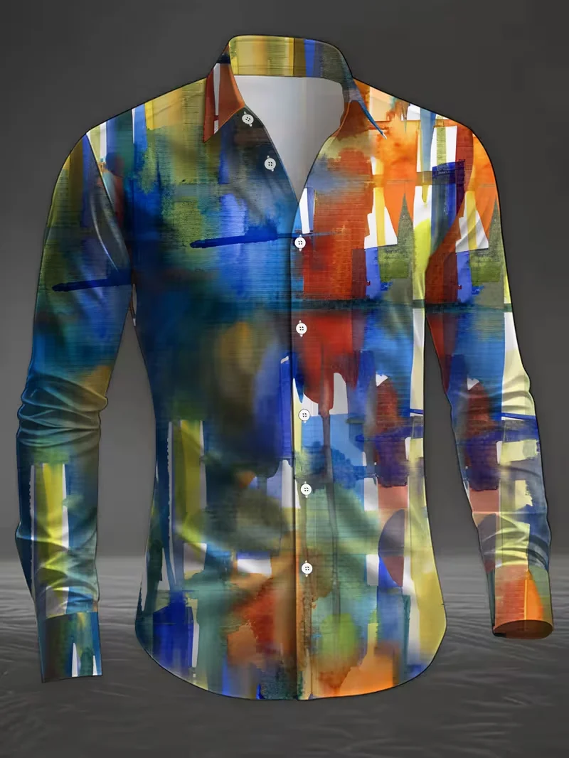 Новая мужская рубашка с 3D цветочным принтом, модный роскошный топ с длинными рукавами, абстрактная мужская рубашка в стиле Харадзюку, мужской топ
Новая мужская рубашка с 3D цветочным принтом, модный роскошный топ с длинными рукавами, абстрактная мужская рубашка в стиле Харадзюку, мужской топ