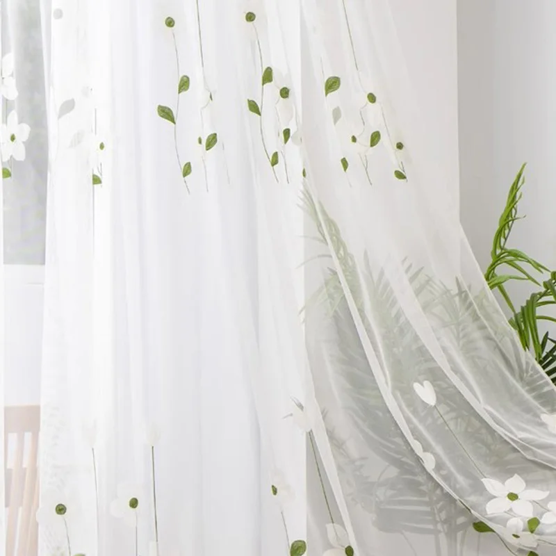 Pastoral style is small and fresh minimalist style bedroom transparent curtains embroidered window screen living room balcony
Pastoral style is small and fresh minimalist style bedroom transparent curtains embroidered window screen living room balcony