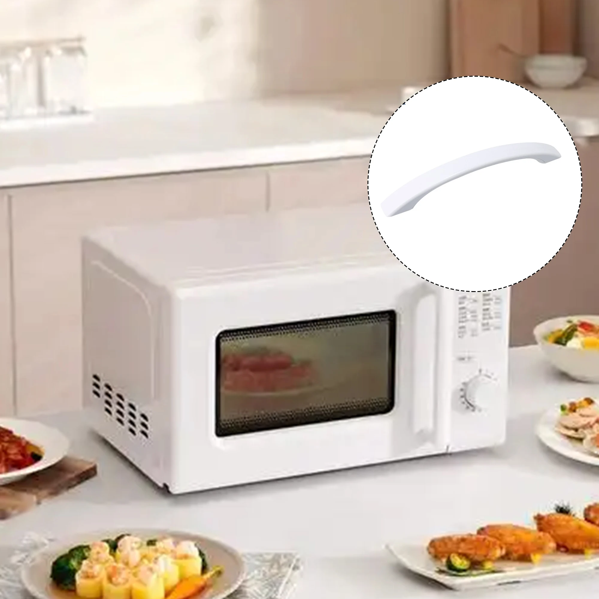 CNBTR 2 pieces 769529 Microwave Fittings Door Handle Replacements White
CNBTR 2 pieces 769529 Microwave Fittings Door Handle Replacements White