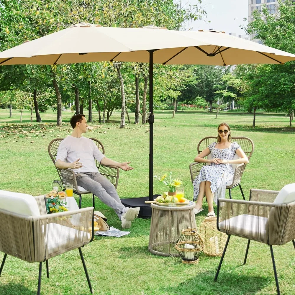 13 ft Triple-size Patio Umbrella w/Base Included - Market Extra-Large Double Sided Umbrella - Twin-size Patio .
13 ft Triple-size Patio Umbrella w/Base Included - Market Extra-Large Double Sided Umbrella - Twin-size Patio .