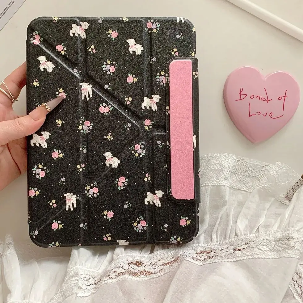 Cartoon Sheep Pink Flower With Pencil Holder For iPad 10.2 Air 5 4th Generation 10.9 2022 10th iPad 9.7 6th 2021 2024 Pro11 Case
Cartoon Sheep Pink Flower With Pencil Holder For iPad 10.2 Air 5 4th Generation 10.9 2022 10th iPad 9.7 6th 2021 2024 Pro11 Case