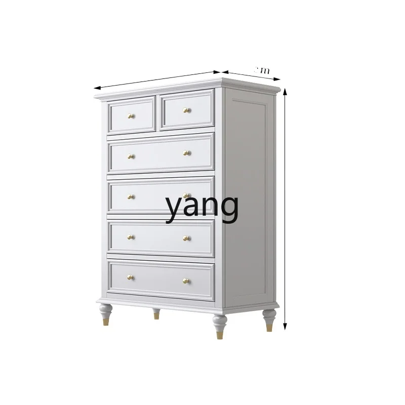 YJQ chest of drawers white solid wood storage living room storage bedroom drawer cabinet light luxury
YJQ chest of drawers white solid wood storage living room storage bedroom drawer cabinet light luxury