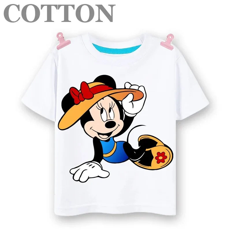Anime Beautiful Minnie Mouse Fashion Cotton Summer Children's Multicolor Cartoon T-shirt Round Neck Short Sleeve Disney Print
Anime Beautiful Minnie Mouse Fashion Cotton Summer Children's Multicolor Cartoon T-shirt Round Neck Short Sleeve Disney Print