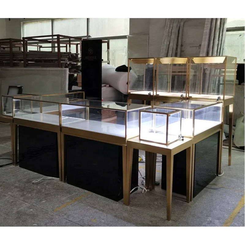 customized.High-end Jewellery Display Counter Cabinet Stainless Steel Jewelry Showcase Kiosk
customized.High-end Jewellery Display Counter Cabinet Stainless Steel Jewelry Showcase Kiosk