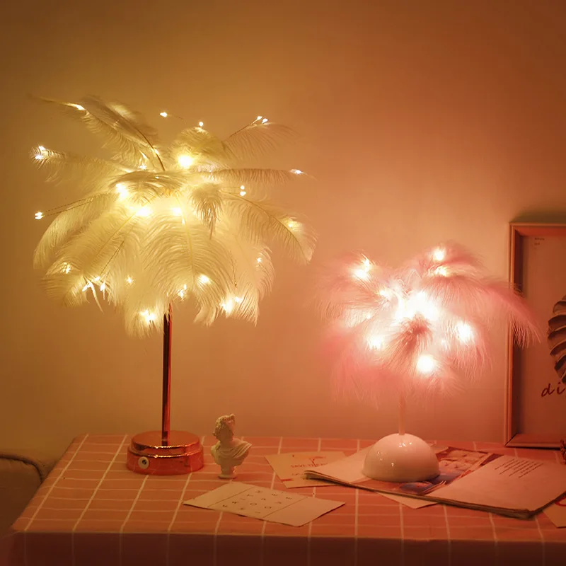 Tree Feather Lamp Home Lights Fairy Lights Feather Lamps AA Battery Power DIY Creative Warm Light Shade Wedding Bedroom Decor
Tree Feather Lamp Home Lights Fairy Lights Feather Lamps AA Battery Power DIY Creative Warm Light Shade Wedding Bedroom Decor