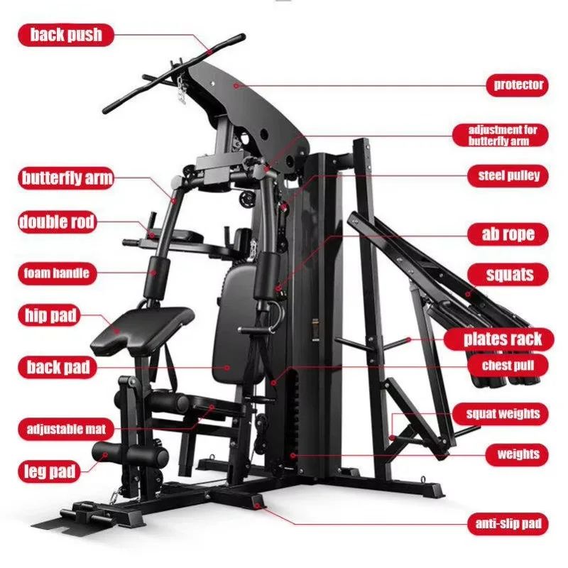 Hot Sale Unisex 3 Station Home Gym Equipment Versatile Multi-function Strength Fitness Training Tool
Hot Sale Unisex 3 Station Home Gym Equipment Versatile Multi-function Strength Fitness Training Tool