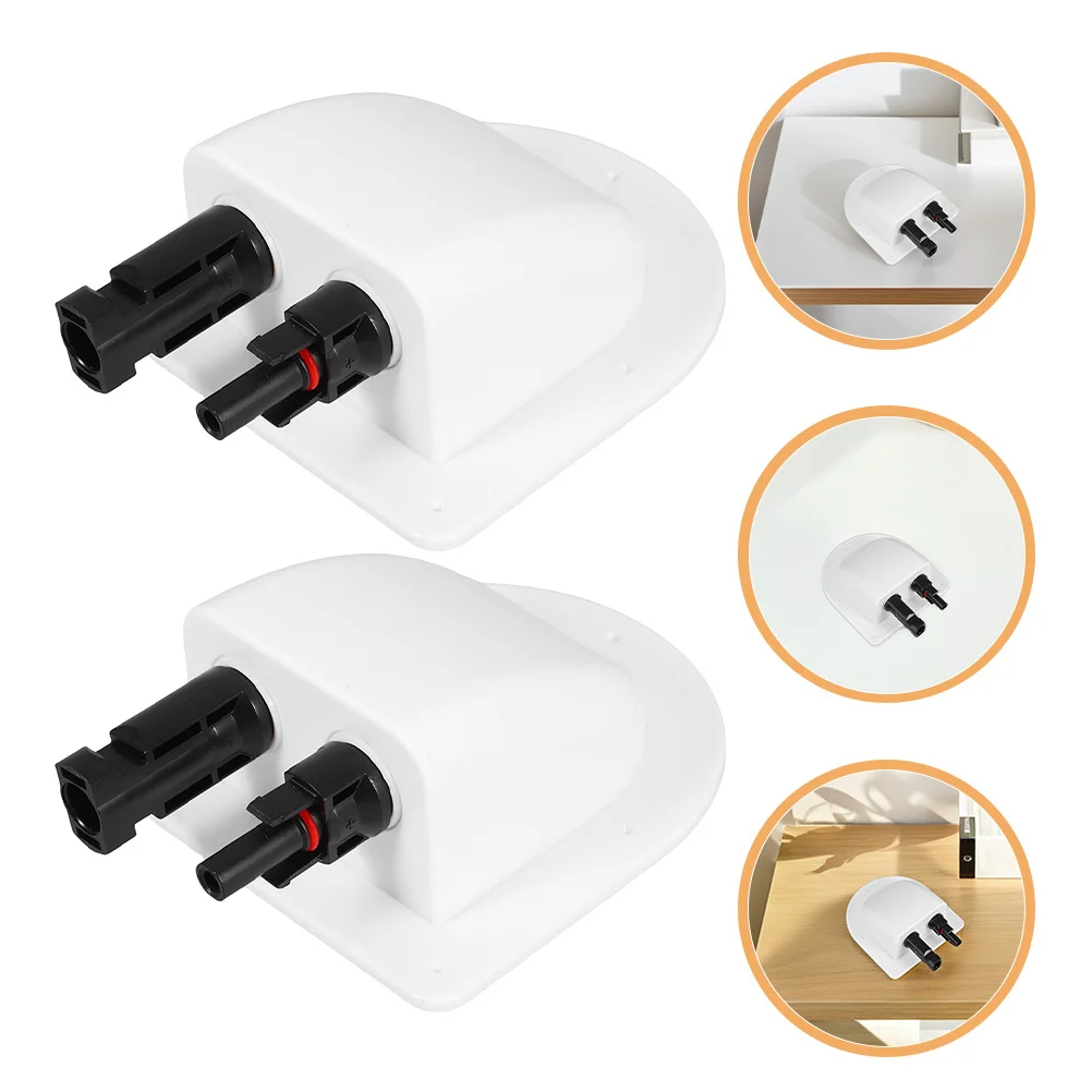 2Pcs Solar Cable Entry Gland Dual Wire Connector Housing Waterproof Solar Panel Wiring Box Roof Cable Entry Glands
2Pcs Solar Cable Entry Gland Dual Wire Connector Housing Waterproof Solar Panel Wiring Box Roof Cable Entry Glands