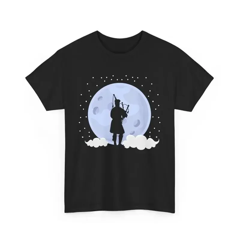 Scottish Musician Bagpiper Music Lover Bagpipe With Moon T Shirt
Scottish Musician Bagpiper Music Lover Bagpipe With Moon T Shirt