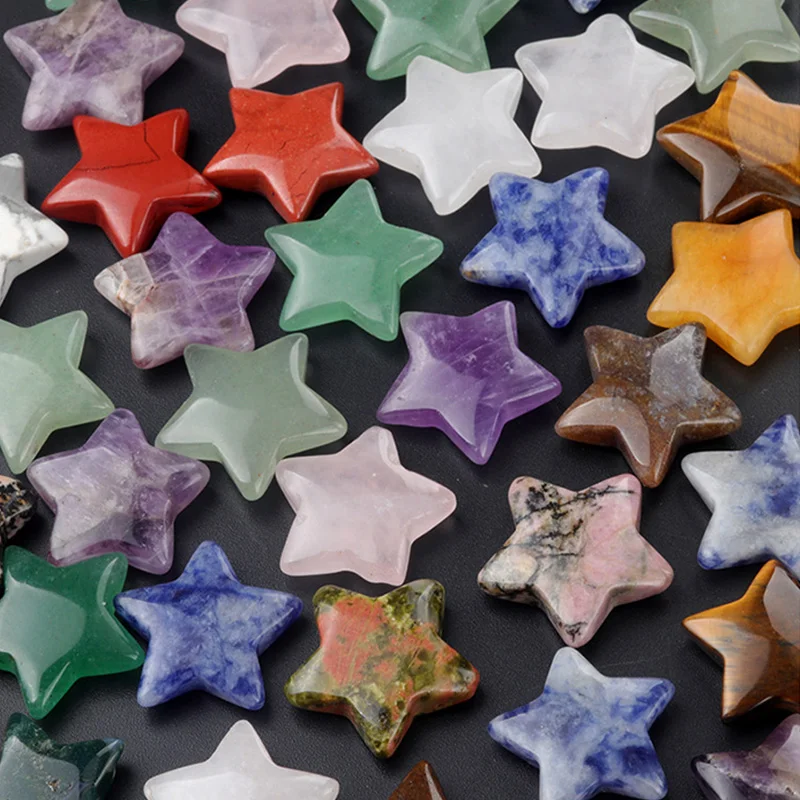 Hand Carved Star Shaped Palm Pocket Stones Polished Starry Natural Quartz Crystal Agate for Home Office Decoration 20mm
Hand Carved Star Shaped Palm Pocket Stones Polished Starry Natural Quartz Crystal Agate for Home Office Decoration 20mm