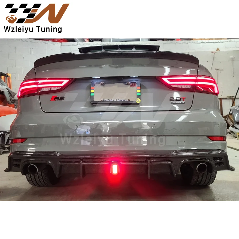 New Style Carbon Fiber Rear Bumper Diffuser Fit For A3 S3 2017-2020 High Quality Fitment
New Style Carbon Fiber Rear Bumper Diffuser Fit For A3 S3 2017-2020 High Quality Fitment