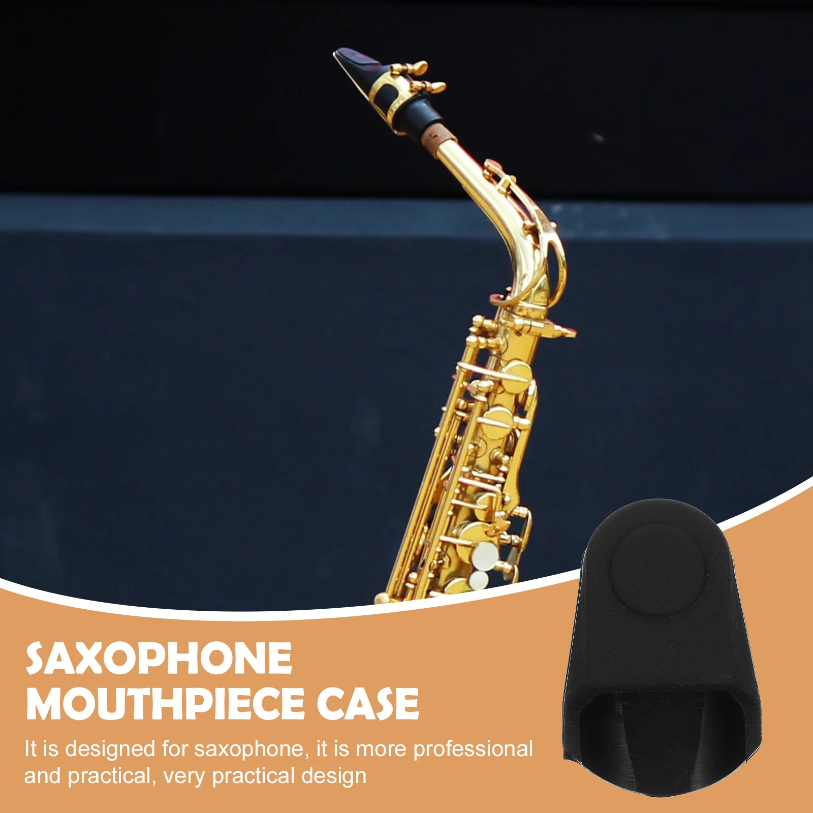 Mouthpiece Protective Cap Lightweight Portable Saxophone Music Instrument Accessory Replacement Cover Practical Design
Mouthpiece Protective Cap Lightweight Portable Saxophone Music Instrument Accessory Replacement Cover Practical Design