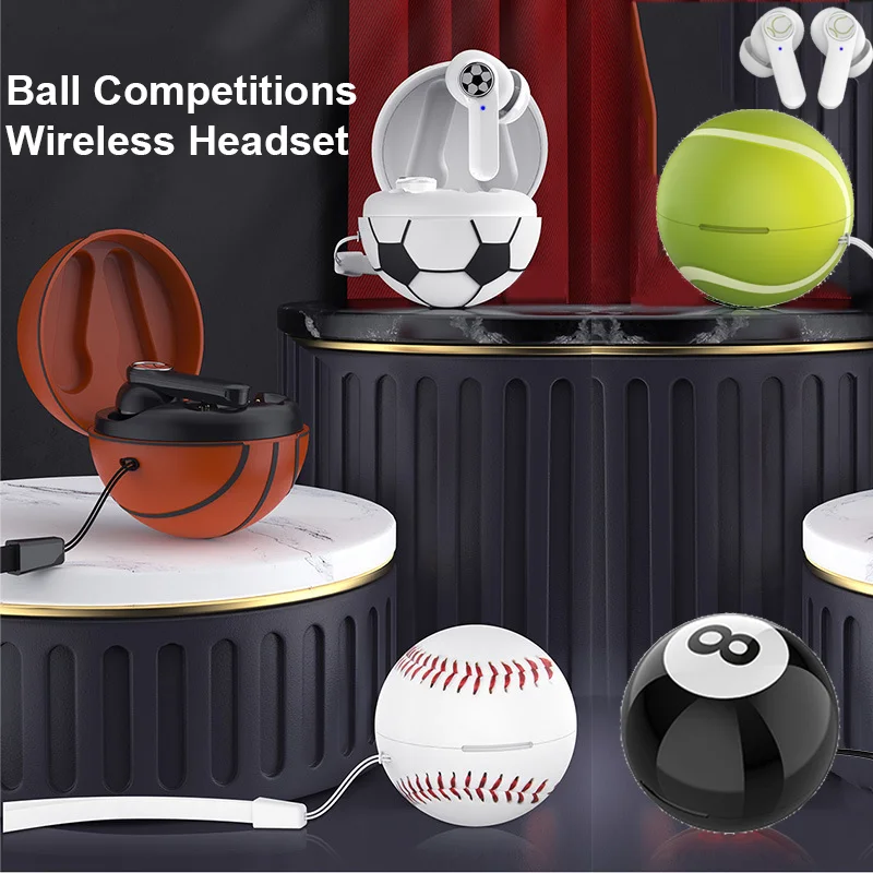 2025 New Ball Competitions Bluetooth 5.1 Headset TWS in ear Touch Control Wireless Football Basketball Baseball Gift Headphones
2025 New Ball Competitions Bluetooth 5.1 Headset TWS in ear Touch Control Wireless Football Basketball Baseball Gift Headphones