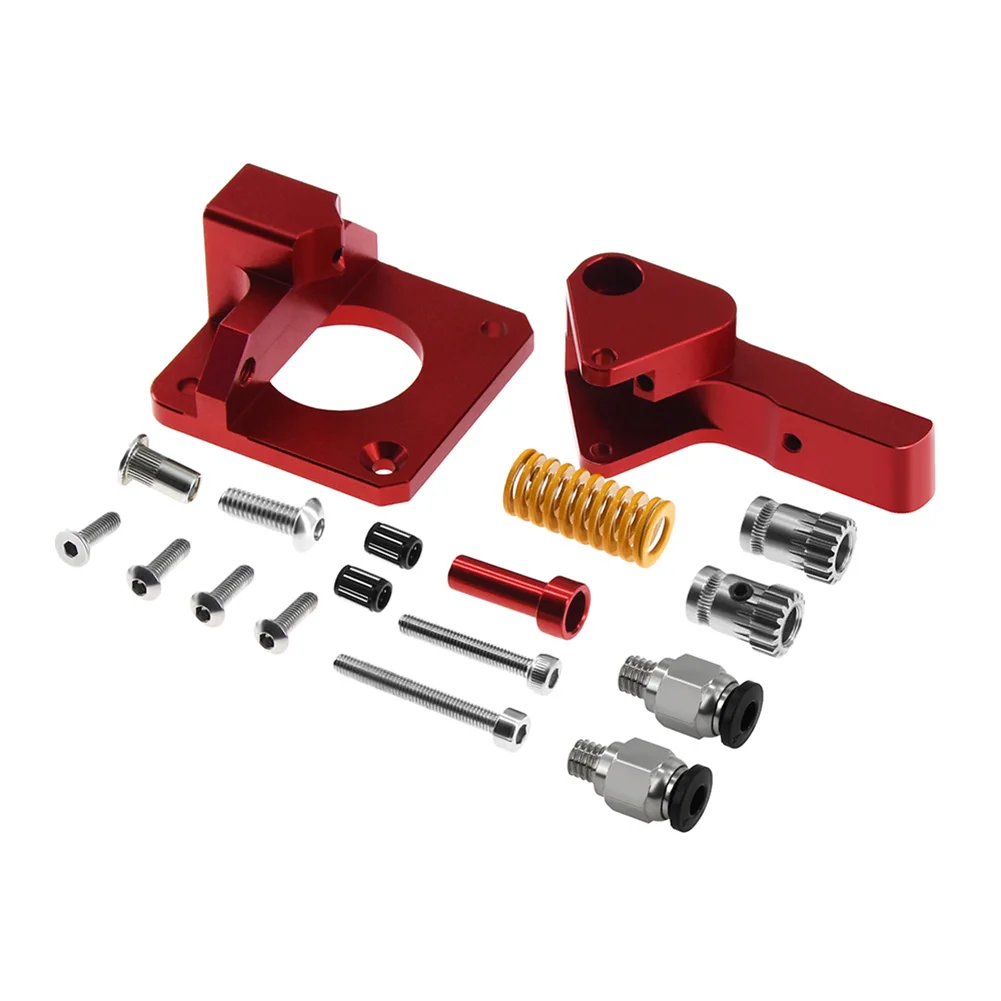 Extruder Kit Perfectly Compatible Dual Gear Extruder Upgrade Kit with High Pushing Pressure and Improved Filament Feeding
Extruder Kit Perfectly Compatible Dual Gear Extruder Upgrade Kit with High Pushing Pressure and Improved Filament Feeding