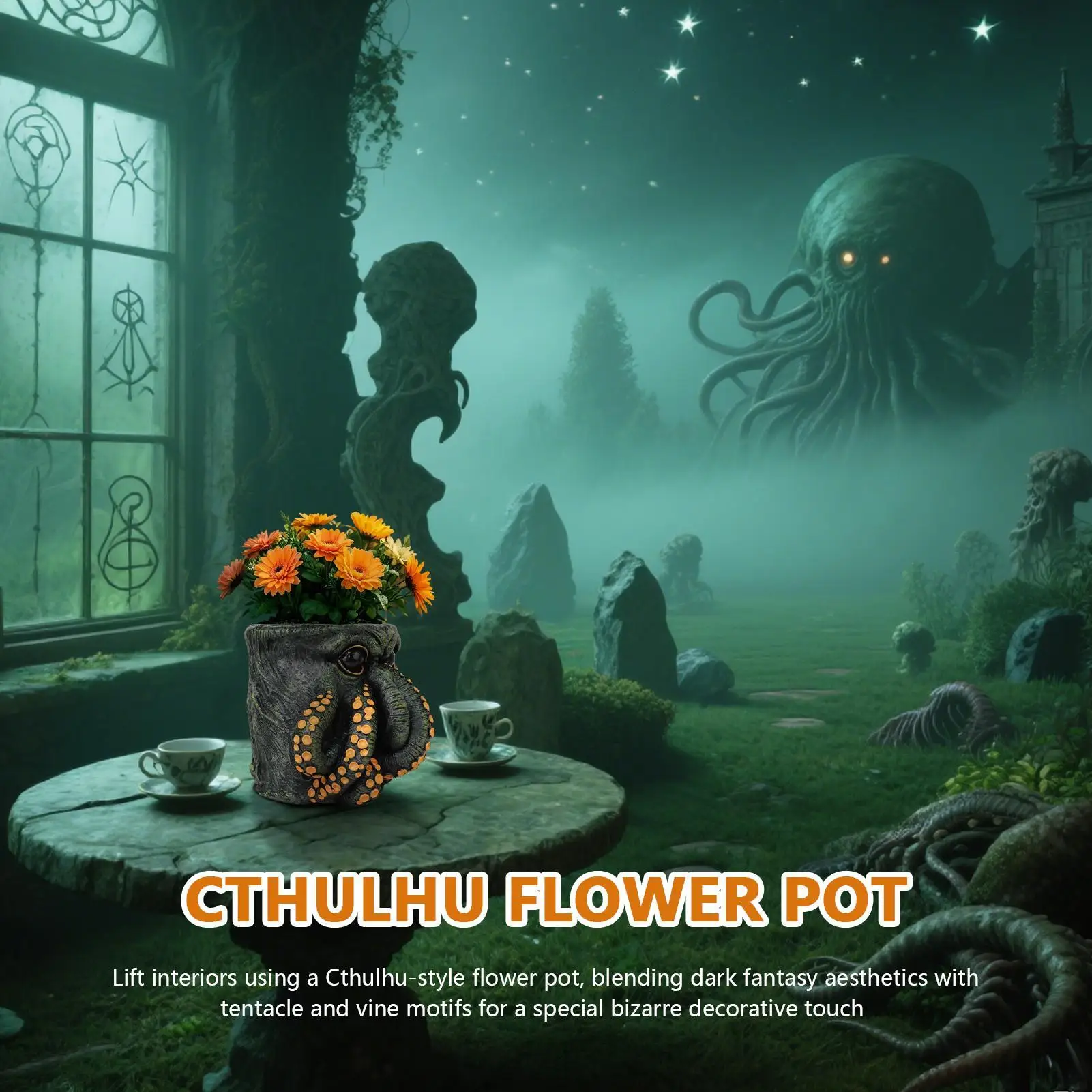 Plant Pots Cthulhu Garden Flower Planter Pot Octopus Figurines Garden Decor Potted Decorative Gardening Accessories For Tabletop
Plant Pots Cthulhu Garden Flower Planter Pot Octopus Figurines Garden Decor Potted Decorative Gardening Accessories For Tabletop