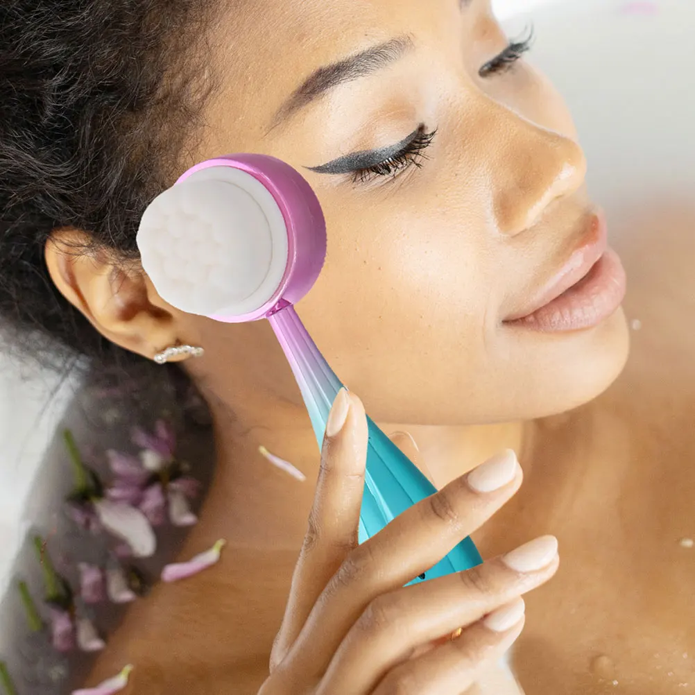 2Pcs Facial Brush Silicone Scrubber Women Silicone Cleaning Facial Cleansing Brush Tools Exfoliator Skincare Gadgets
2Pcs Facial Brush Silicone Scrubber Women Silicone Cleaning Facial Cleansing Brush Tools Exfoliator Skincare Gadgets