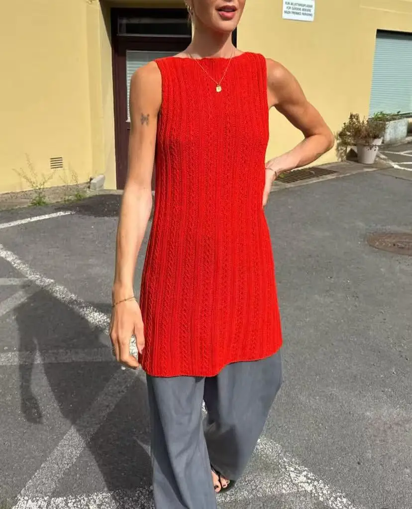 Summer pure desire spicy girl slim fit and slimming sleeveless hollow out dress temperament sexy women versatile fashion
Summer pure desire spicy girl slim fit and slimming sleeveless hollow out dress temperament sexy women versatile fashion