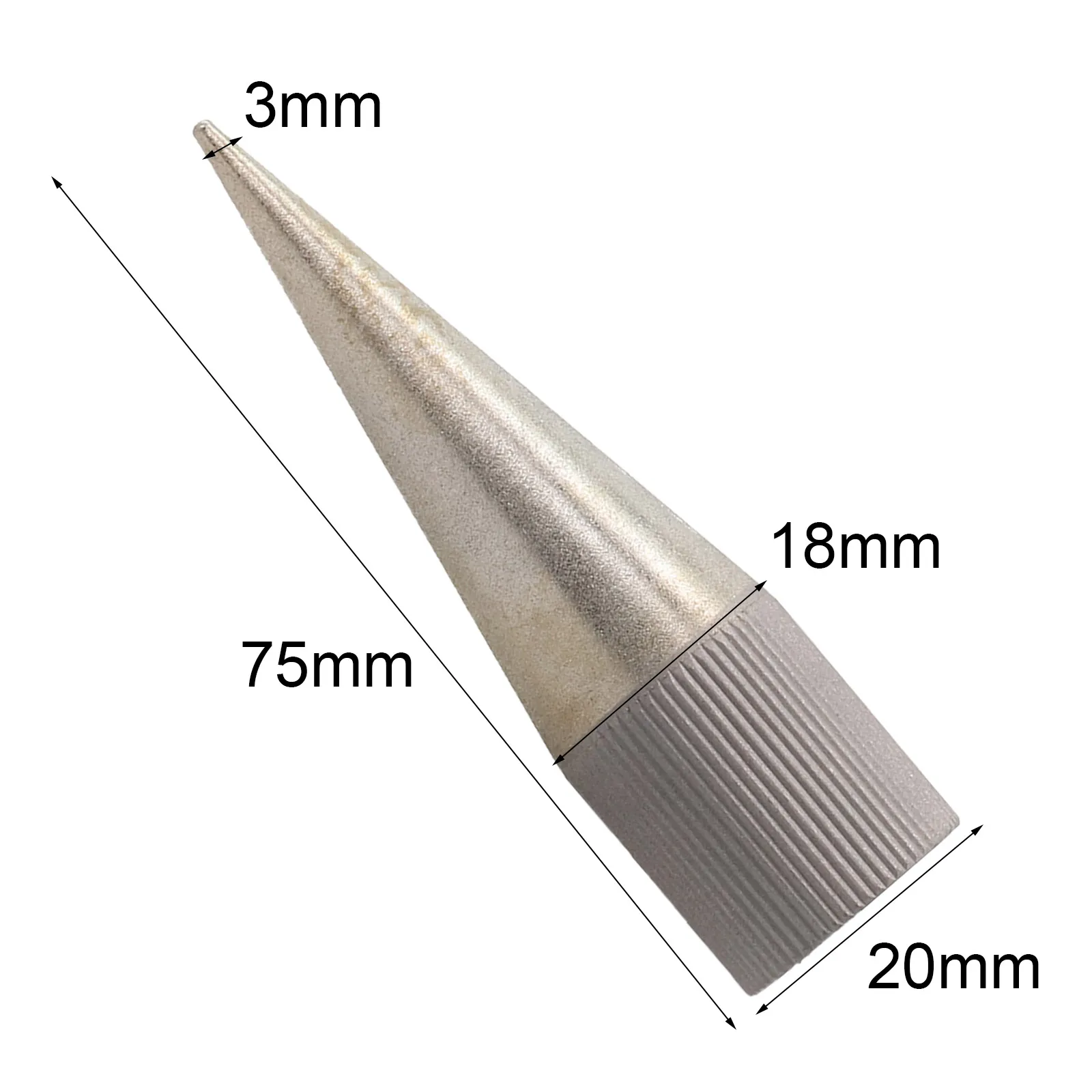 Conical Inner Diameter 1MM Tool Accessories Punch Polishe Round Hole Sharpening Tool Stainless Steel 75mm Length Emery Plated
Conical Inner Diameter 1MM Tool Accessories Punch Polishe Round Hole Sharpening Tool Stainless Steel 75mm Length Emery Plated