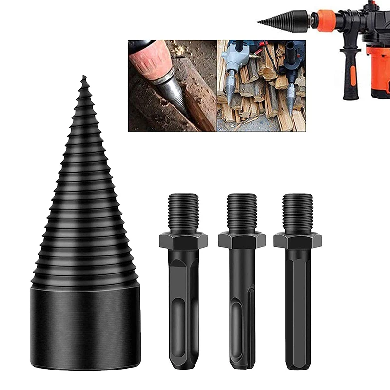 1 Set 32-50mm Firewood Splitter Machine Drill Bit Wood Cone Punch Driver Square/Round/Hex Shank Drill Bit Split Drilling Tool
1 Set 32-50mm Firewood Splitter Machine Drill Bit Wood Cone Punch Driver Square/Round/Hex Shank Drill Bit Split Drilling Tool