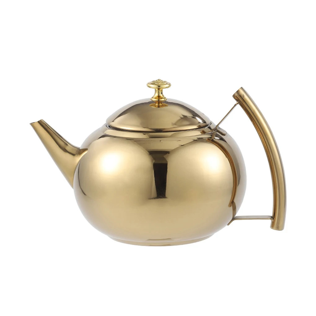1L/1.5L/2L Polished Stainless Steel Teapot Tea Pot Coffee With Tea Leaf Filter Infuser
1L/1.5L/2L Polished Stainless Steel Teapot Tea Pot Coffee With Tea Leaf Filter Infuser