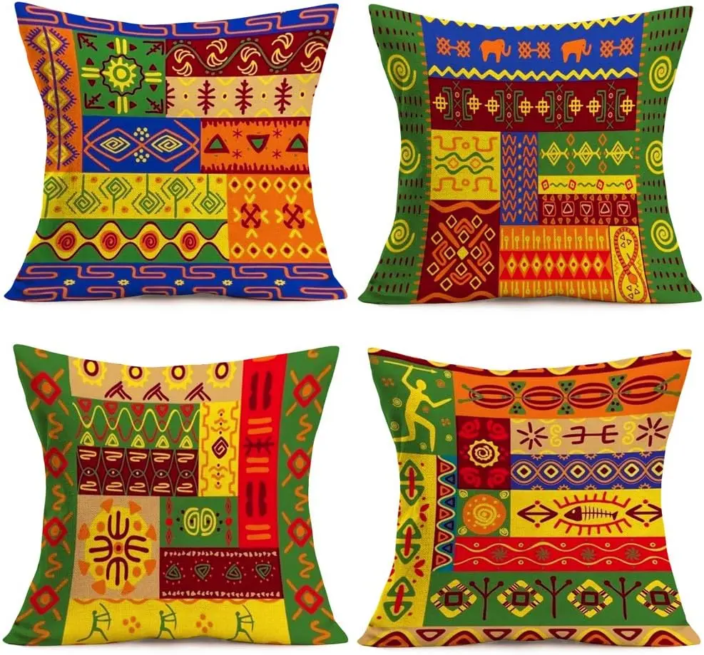 Tribal Ethnic Pattern Decoration Cushion Cover Retro Furnishings Sofa Decoration Pillow Cover Linen Square
Tribal Ethnic Pattern Decoration Cushion Cover Retro Furnishings Sofa Decoration Pillow Cover Linen Square