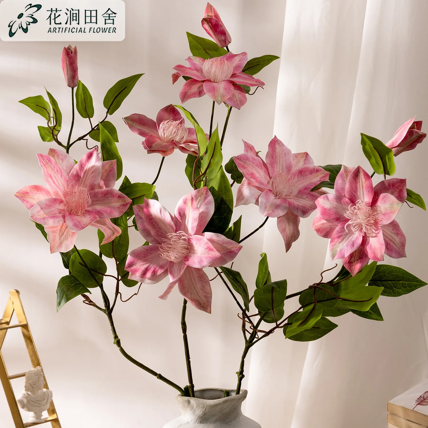 4Pc Artificial 3Head Latex Clematis Flowers Wedding Decor Floral Arrangements Home Room Decoration Fake Lotus Party Table Layout
4Pc Artificial 3Head Latex Clematis Flowers Wedding Decor Floral Arrangements Home Room Decoration Fake Lotus Party Table Layout