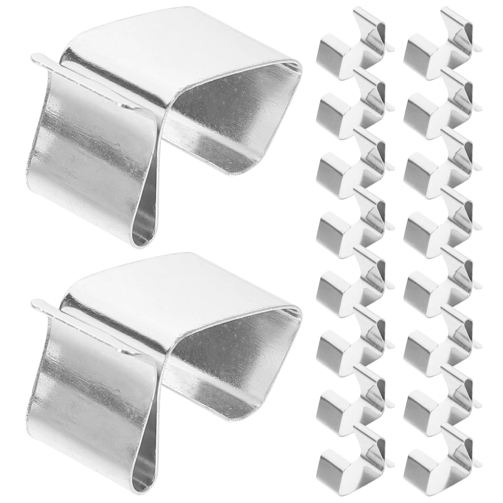50pcs Christmas Light Clips Hooks Silver Metal Reusable Waterproof LED String Gutter Hanger Outdoor Decorations
50pcs Christmas Light Clips Hooks Silver Metal Reusable Waterproof LED String Gutter Hanger Outdoor Decorations