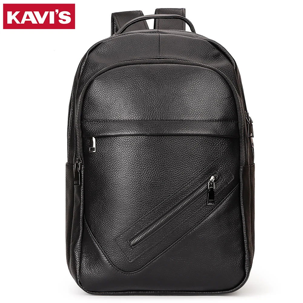 KAVIS Men's cowhide-made backpack, large-capacity and easy-to-carry solid color backpack, computer bag
KAVIS Men's cowhide-made backpack, large-capacity and easy-to-carry solid color backpack, computer bag