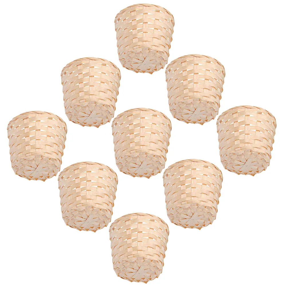 9 Pcs Bamboo Basket Woven Storage Container Decorative Bedroom Balcony Garden Kitchen Bar Sundries ganizer Delicate
9 Pcs Bamboo Basket Woven Storage Container Decorative Bedroom Balcony Garden Kitchen Bar Sundries ganizer Delicate