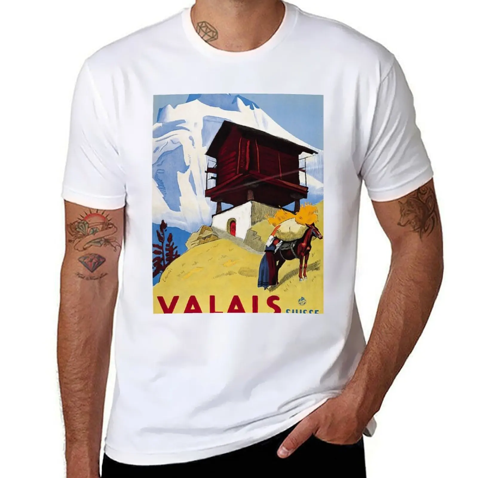 Valais Switzerland Vintage Travel Poster | Swiss Tourism Art Poster | Switzerland Poster for Room T-Shirt
Valais Switzerland Vintage Travel Poster | Swiss Tourism Art Poster | Switzerland Poster for Room T-Shirt