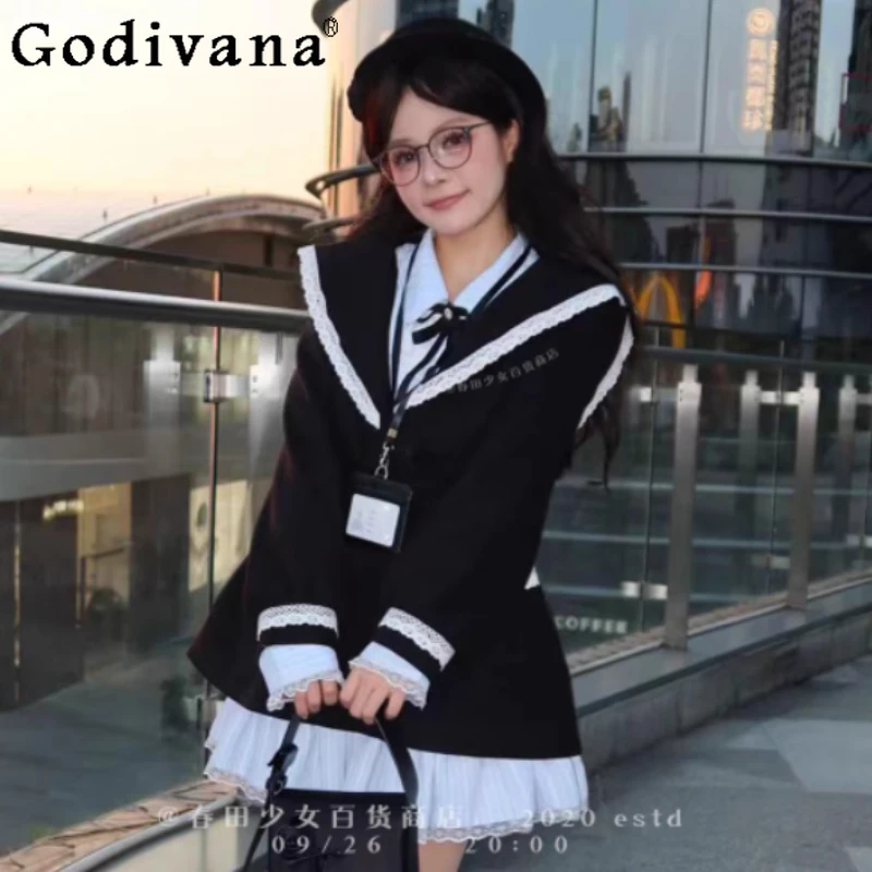 Осень-зима, новое черно-белое универсальное короткое пальто контрастного цвета, женское модное милое кружевное пальто с длинными рукавами и v-образным вырезом
Осень-зима, новое черно-белое универсальное короткое пальто контрастного цвета, женское модное милое кружевное пальто с длинными рукавами и v-образным вырезом