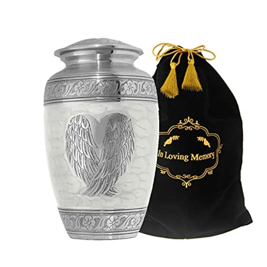 Cremation Urn for Human Ashes for Adults Funeral Burial Handcrafted Decorative Urns with Velvet Bag for Easy Preservation and P
Cremation Urn for Human Ashes for Adults Funeral Burial Handcrafted Decorative Urns with Velvet Bag for Easy Preservation and P