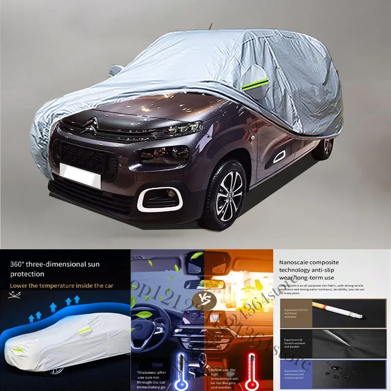 For Citroen Berlingo fit Outdoor Protection Full Car Covers Snow Cover Sunshade Waterproof Dustproof Exterior Car cover
For Citroen Berlingo fit Outdoor Protection Full Car Covers Snow Cover Sunshade Waterproof Dustproof Exterior Car cover