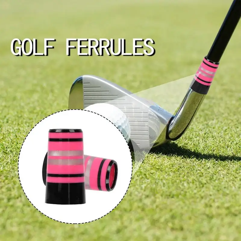Tapered Golf Ferrules 4X Golf Ferrule For Taper Tip Iron Wedge Sturdy Professional Portable Golf Accessories For Practice
Tapered Golf Ferrules 4X Golf Ferrule For Taper Tip Iron Wedge Sturdy Professional Portable Golf Accessories For Practice